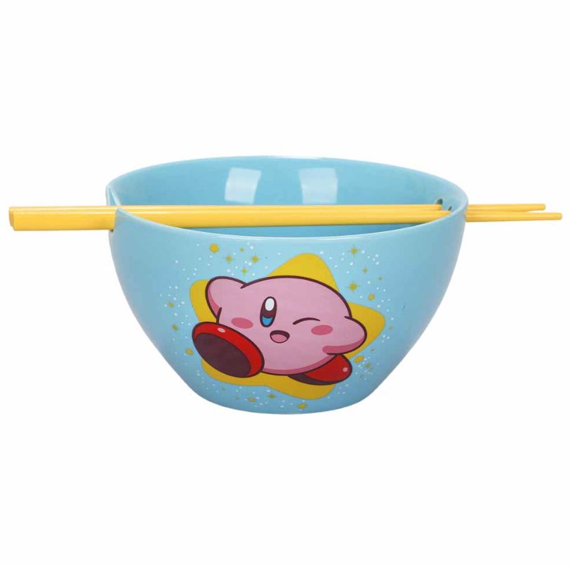 Kirby - Ceramic Ramen Bowl with Chopsticks (225)