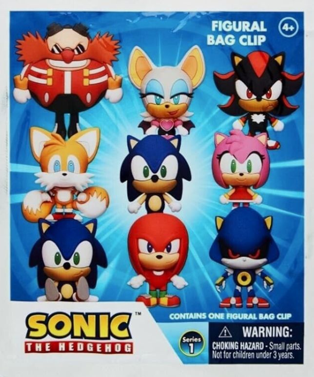 Sonic the Hedgehog - 3D Foam Bag Clip - Series 1