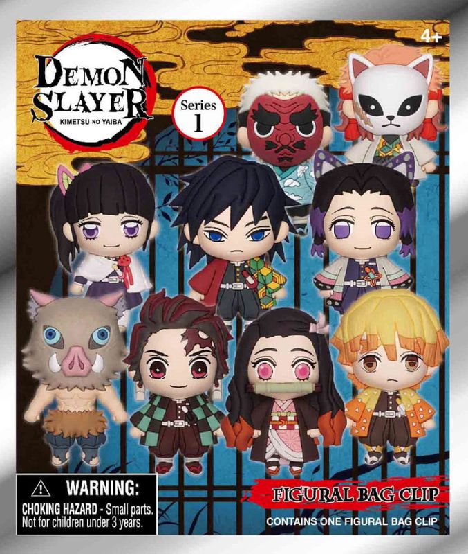 Demon Slayer - 3D Bag Clips - Series 1