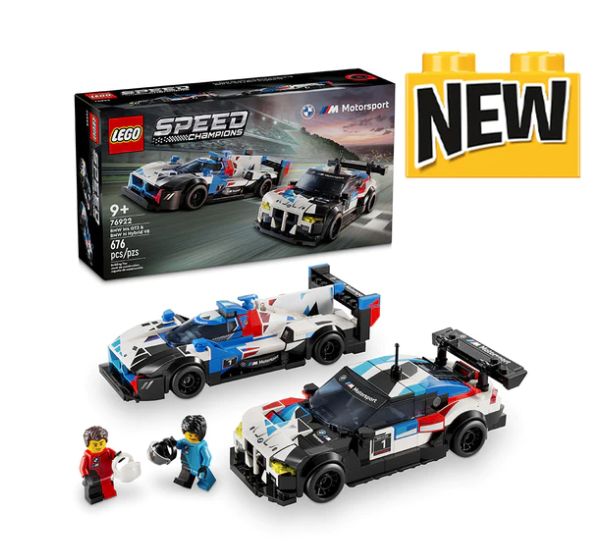 LEGO - 76922 BMW M4 GT3 &amp; BMW M Hybrid V8 Race Cars CS
