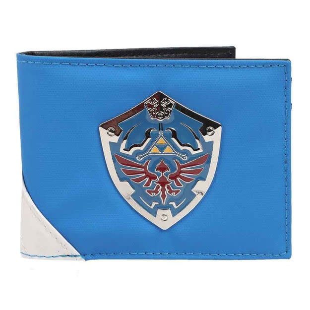 ZELDA METAL HYRULE CREST BI-FOLD WALLET (225)