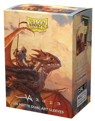 Dragon Shields: (100) Matte Dual Art - The Adameer