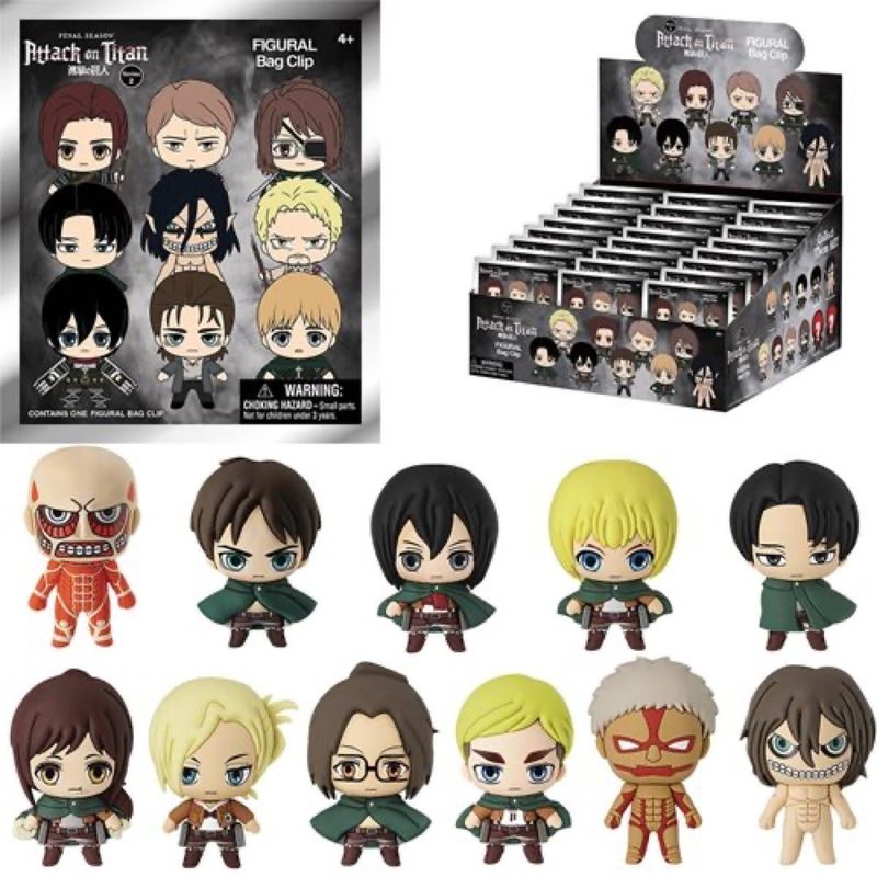 Attack on Titan Figural Bag Clip 3D