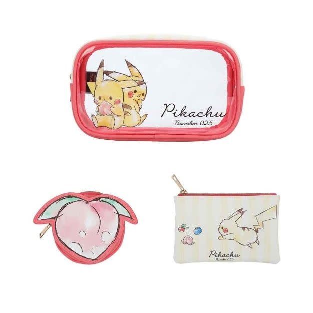 POKEMON TRAVEL COSMETIC BAGS - SET OF 3 (225)