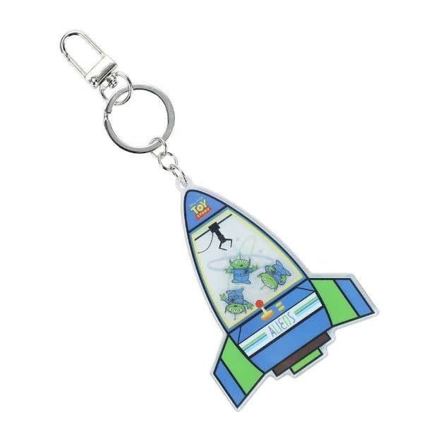 PIXAR TOY STORY ROCKET CLAW SHAKER KEYCHAIN (225)