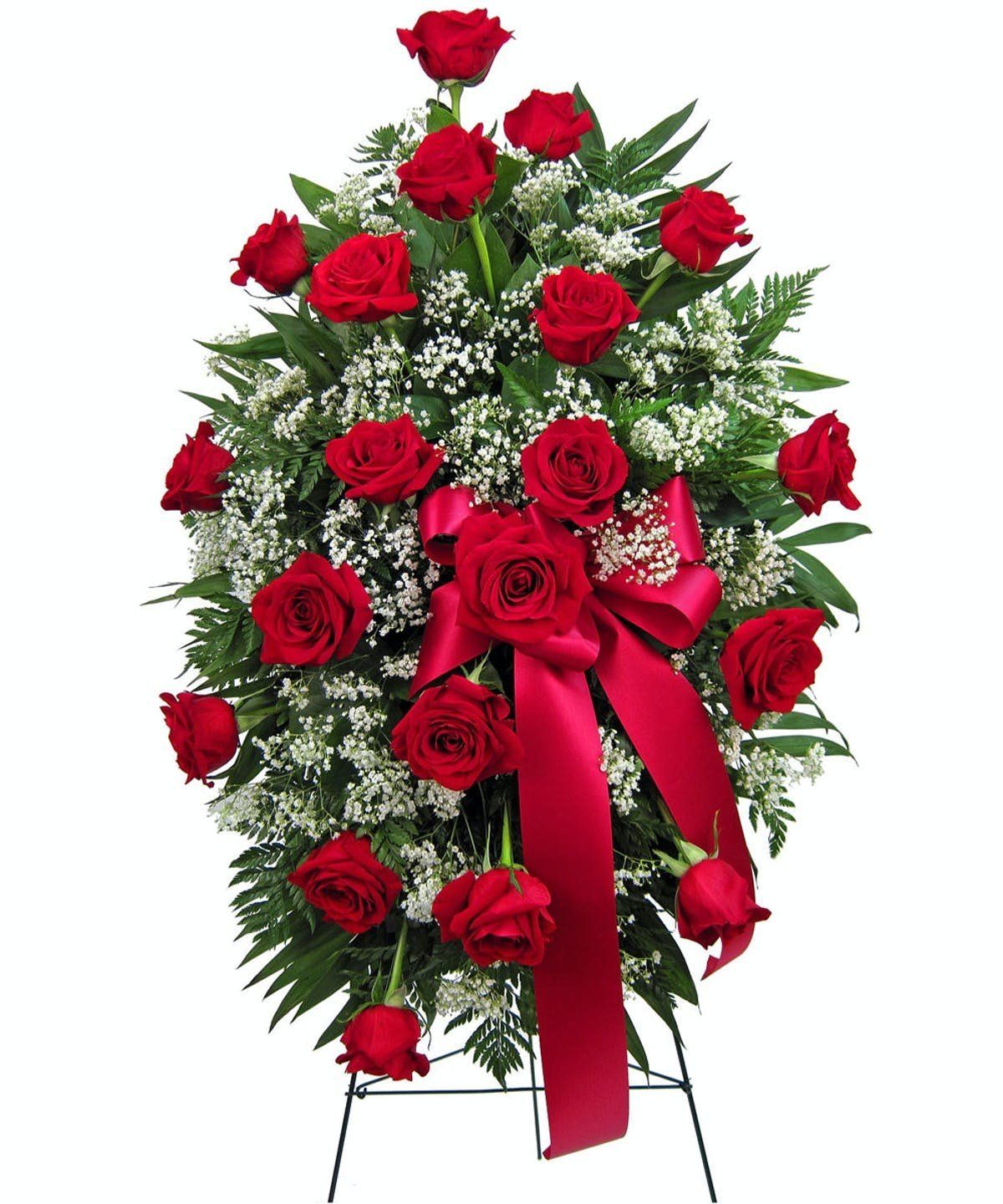 Red Rose Easel
