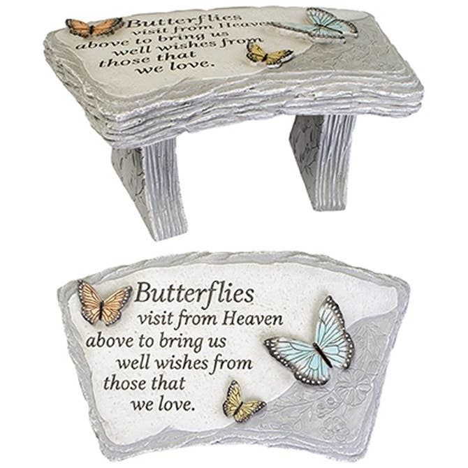 Butterfly Memorial Bench