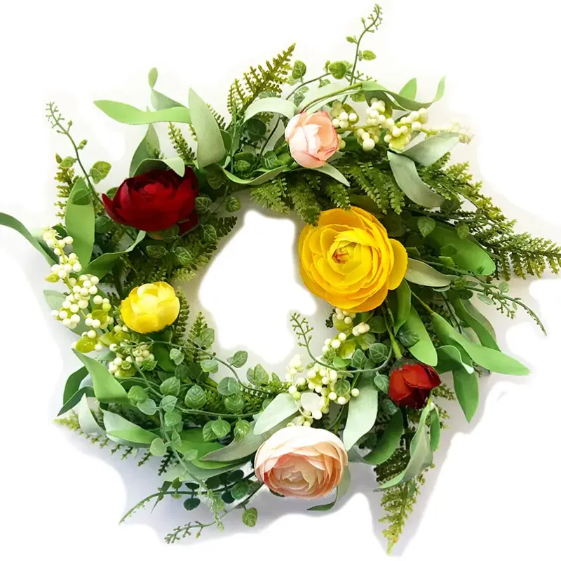 Bright Floral Wreath