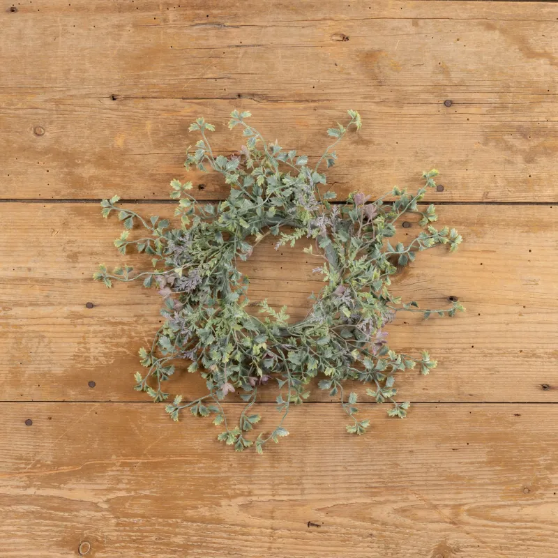 Wild Celery &amp; Helleborus Candle Ring