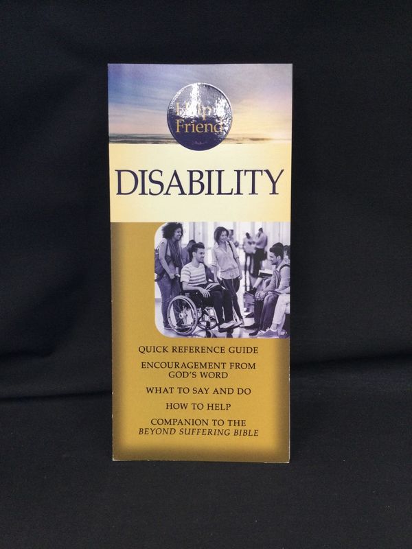 HELP A FRIEND DISABILITY