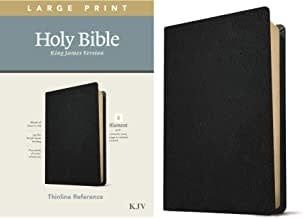 KJV LARGE PRINT THINLINE REFERENCE BLACK