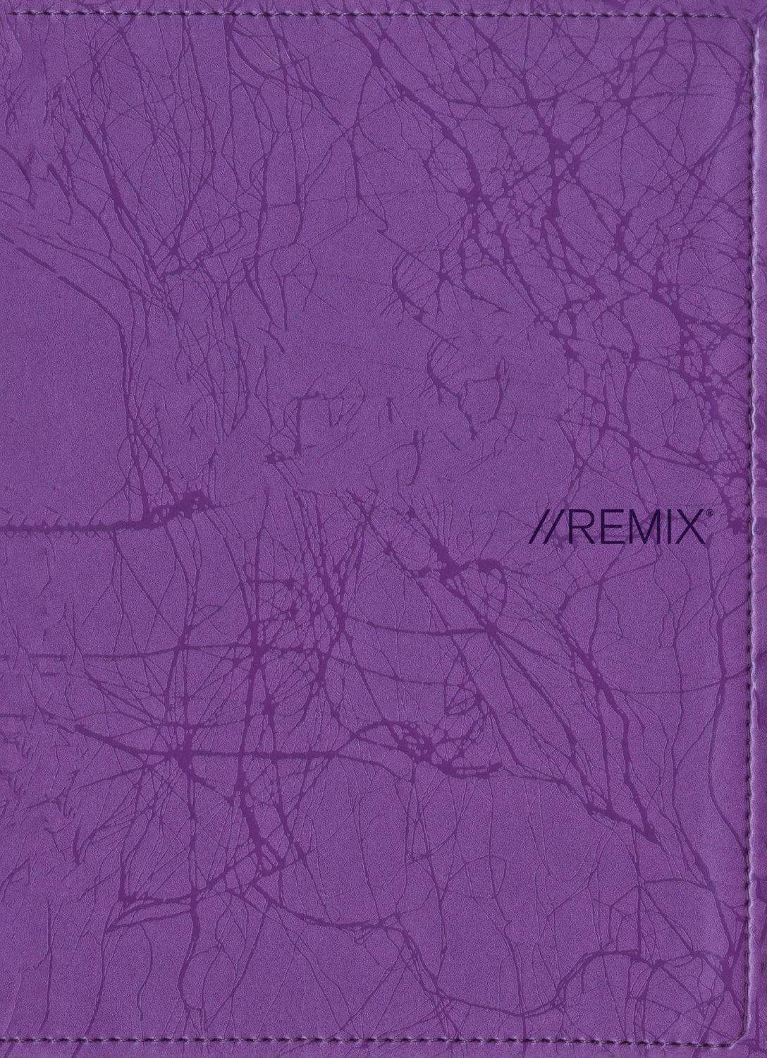 The Message//REMIX (Leather-Look, Purple)