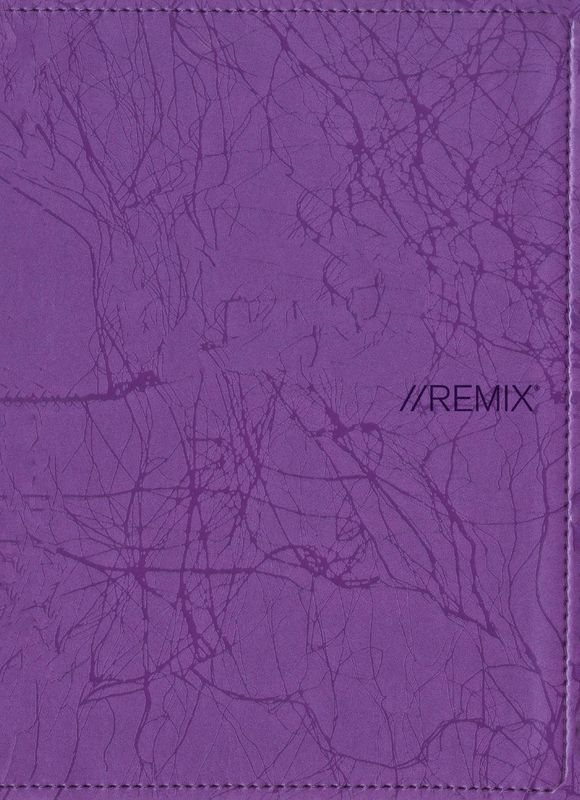 The Message//REMIX (Leather-Look, Purple)