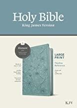 KJV LARGE PRINT THINLINE REFERENCE FLORAL