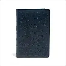 CSB Ultrathin Reference Bible, Navy LeatherTouch, Deluxe Edition