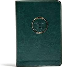 CSB Military Bible, Green LeatherTouch