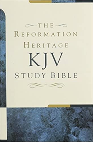 The Reformation Heritage KJV Study Bible (Hardcover)