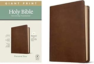 NLT Personal Size Giant Print Holy Bible Rustic Brown