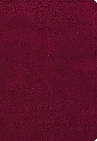NASB Super Giant Print Reference Bible, Burgundy LeatherTouch