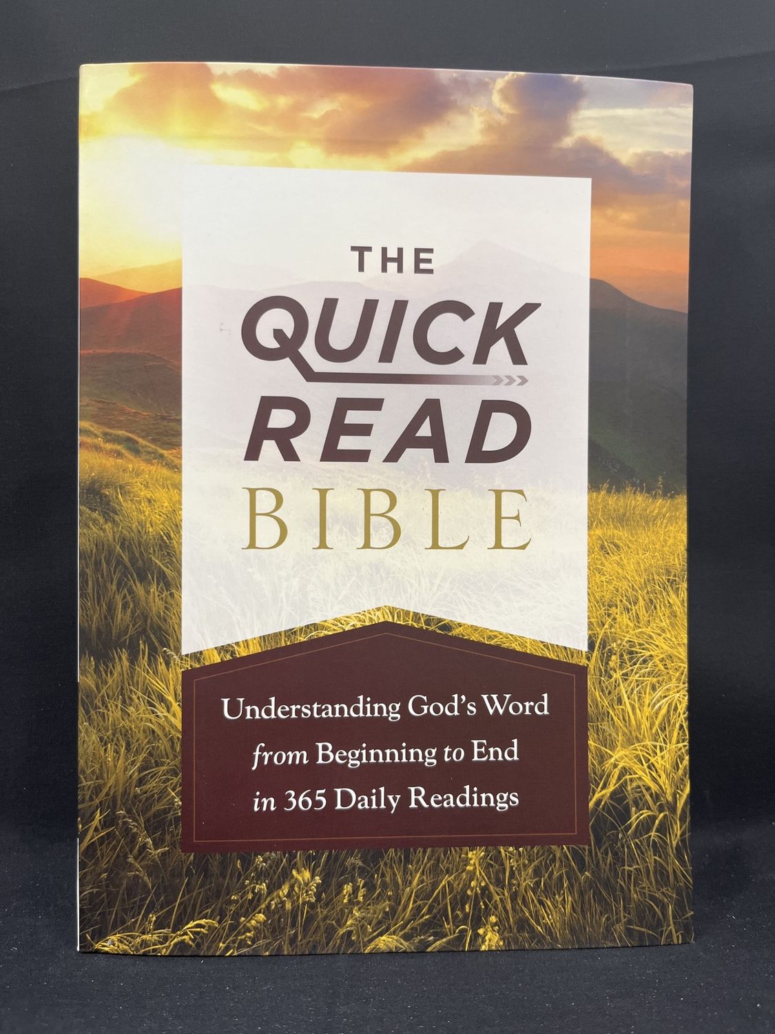The Quick-Read Bible: Understanding God’s Word from Beginning to End in 365 Daily Readings