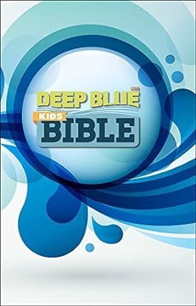 CEB Common English Bible Deep Blue Kids Bible Decotone White Splash