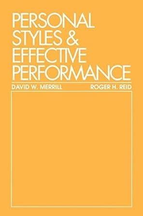 Personal Styles &amp; Effective Performance