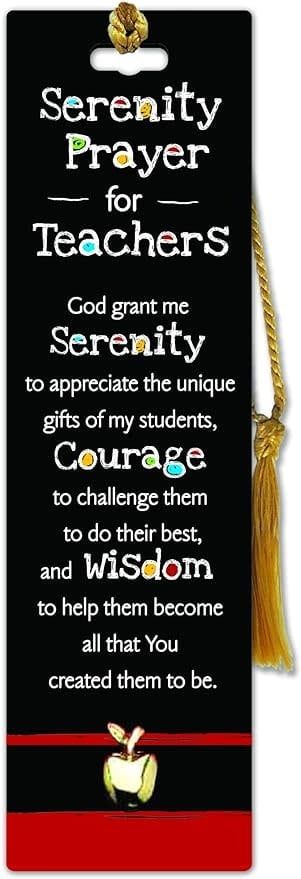 Serenity Prayer Teacher bookmark