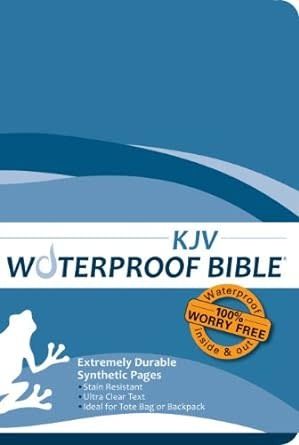 Waterproof Bible - KJV - Blue