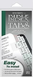 VERSE FINDERS TABS SLIM LINE  SILVE