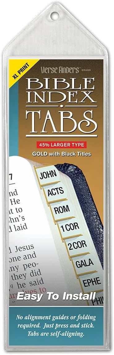 VERSE FINDERS TABS THIN PACK XL PRI