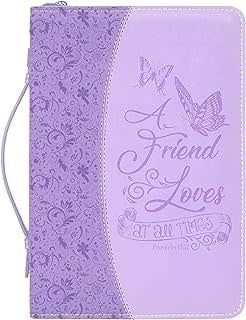 LG PURPLE BIBLE COVER