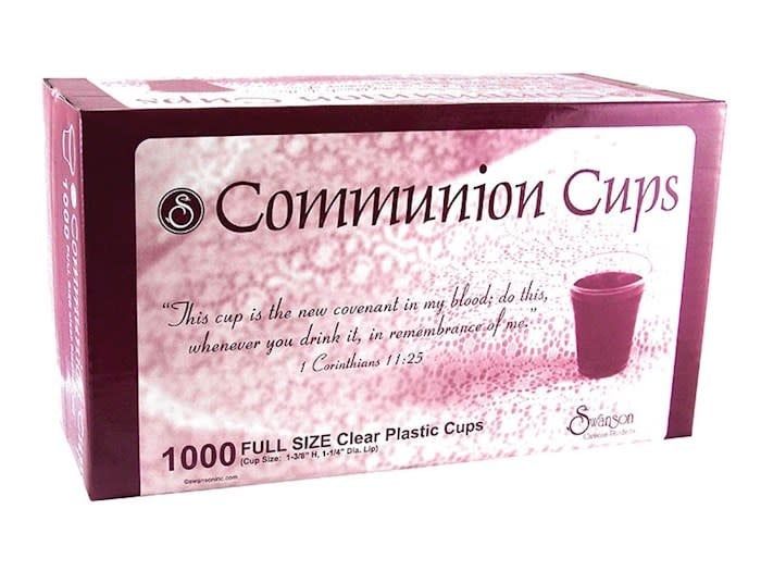 Red Box 1000 count Communion Cups