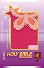 NLT Personal compact Youth Teen LeatherLike MagentaPink