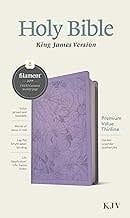 KJV Filament Garden Lavender LeatherLike Redletter