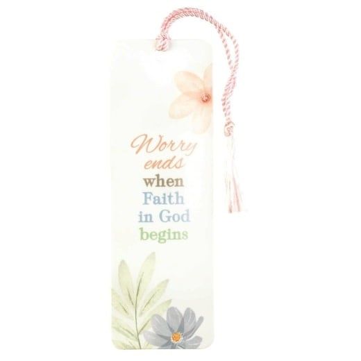 Tassel Bookmark Worry Ends When Faith