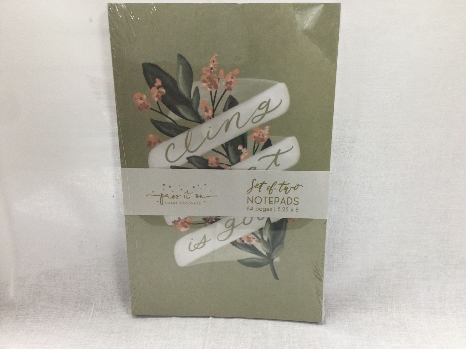 Notepad set- Cling to Good