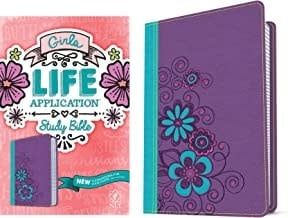NLT Girls Life Application Study Bible, TuTone (LeatherLike, Purple/Teal)