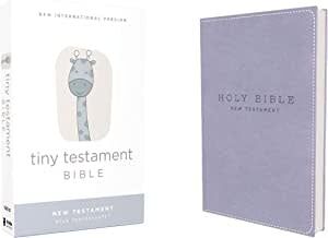 NIV Tiny New Testament Bible (Comfort Print)- Blue Leathersoft