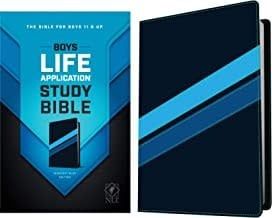 NLT Boys Life Application Study Bible, TuTone (LeatherLike, Midnight Blue)