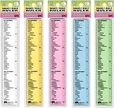 Books Of The Bible Ruler/Bookmark (Assorted Colors)