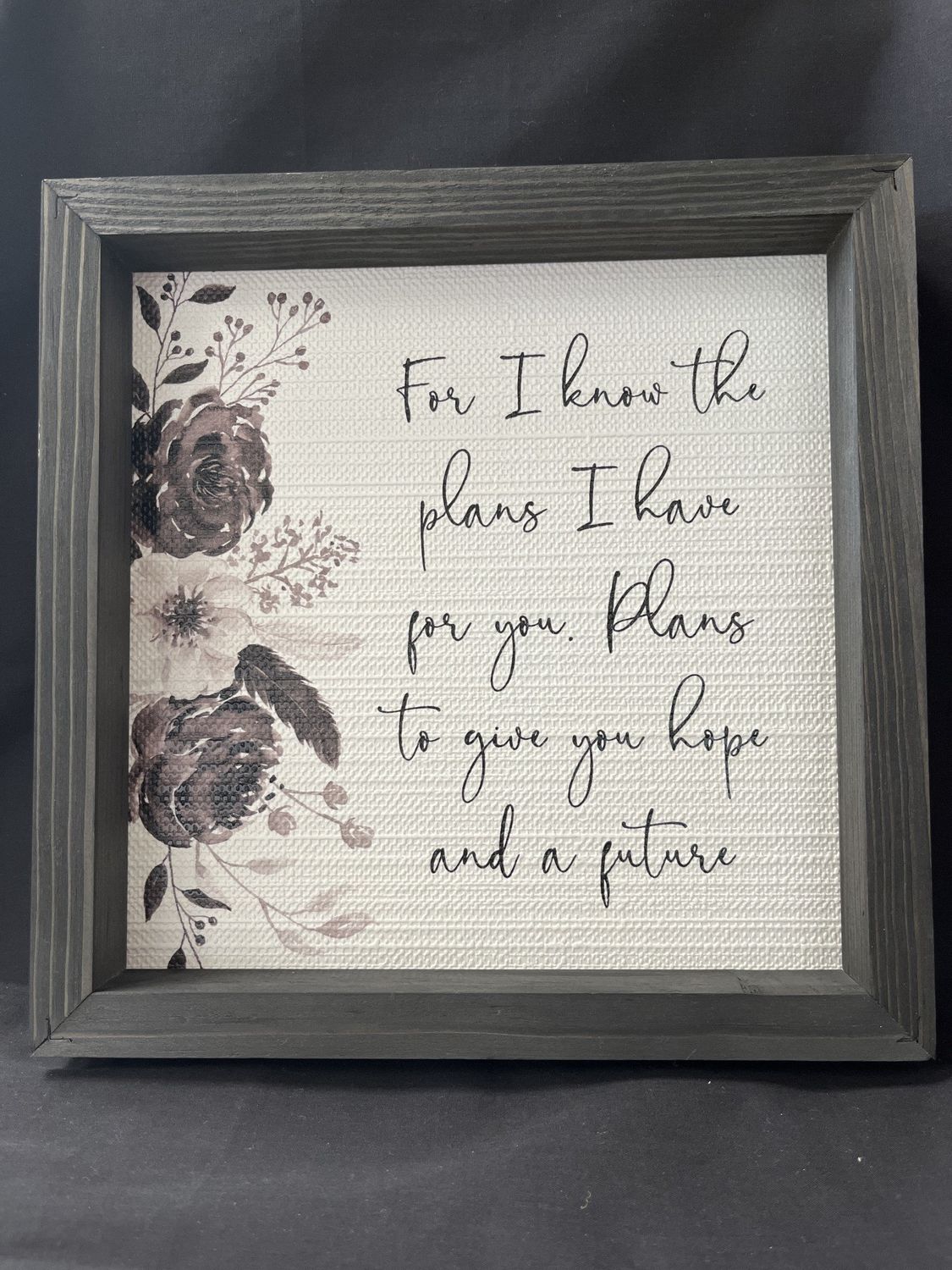 Wall Art For I Know the Plans