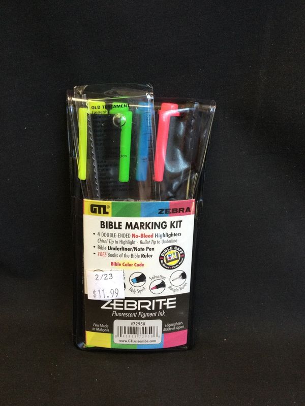 Highlighter-Bible Marking Kit