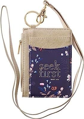 ID Card Holder Seek First Matt. 6:33