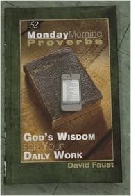 Monday Morning Proverbs
