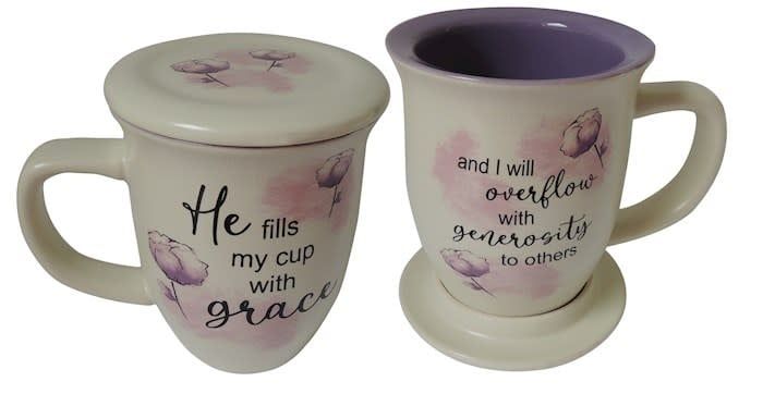 He Fills My Cup Mug &amp; Coaster