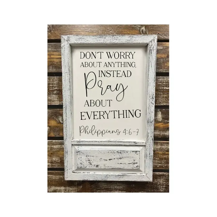 Wall Art Don&#39;t Worry Pray