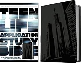 NLT Teen Life Application Study Bible (LeatherLike, Steel)