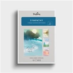 Boxed Cards Sympathy Watercolor Crosses