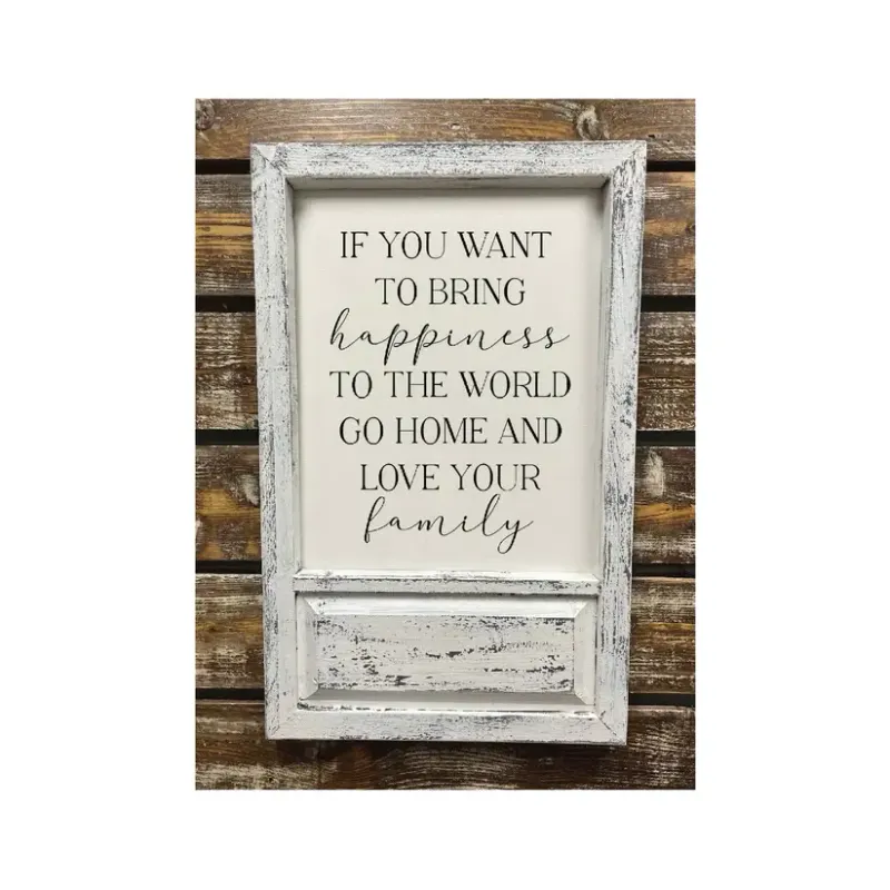 Wall Art Go Home and Love Your Family