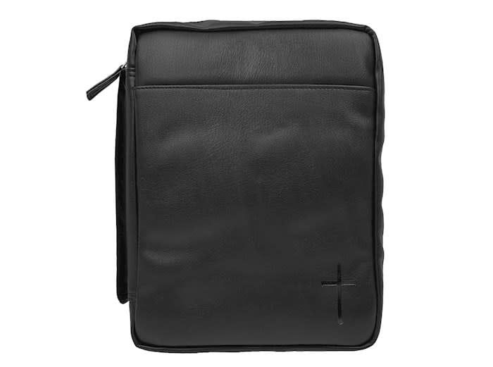 IMI LTHR BLK BLE CVR LG CROSS